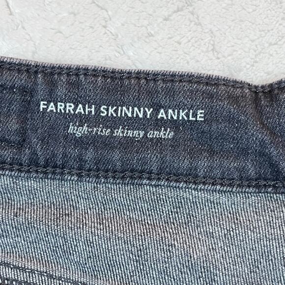 Adriano Goldschmeid Farrah High Rise Skinny Ankle Gray Women’s Sz Sz 28R - Picture 4 of 8